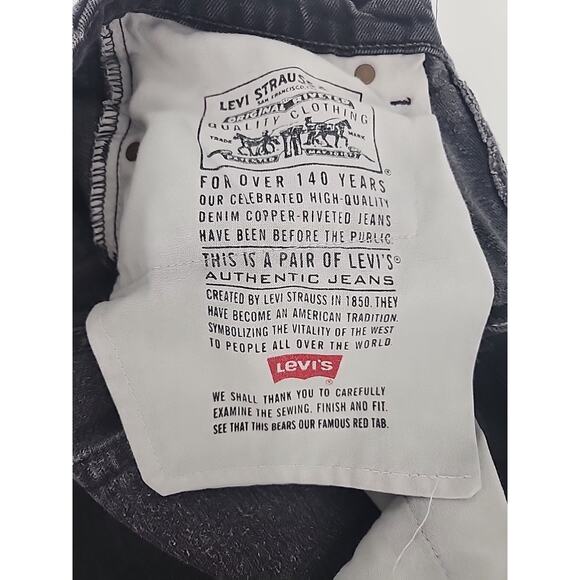 Levi's Vintage 512 Slim Fit Taper Leg Jeans USA Made Black Size 11 28x31 Women’s - Picture 11 of 11